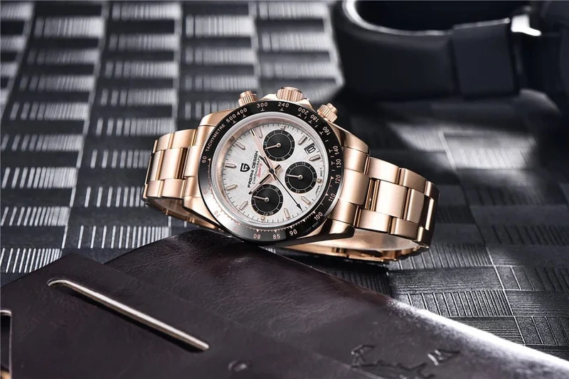 40mm Neue V2 PAGANI DESIGN herren Quarz Uhren Saphir Retro Chronograph Edelstahl Wasserdicht Uhr Männer Relogio Masculino