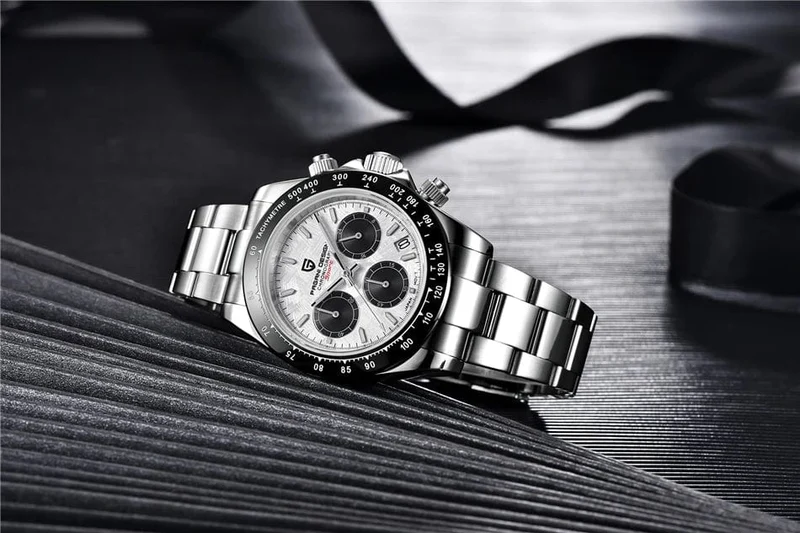 40mm Neue V2 PAGANI DESIGN herren Quarz Uhren Saphir Retro Chronograph Edelstahl Wasserdicht Uhr Männer Relogio Masculino