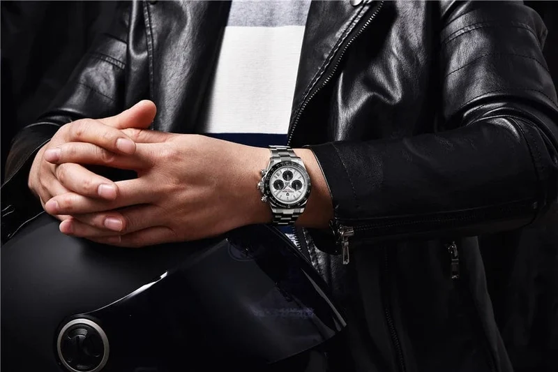 40mm Neue V2 PAGANI DESIGN herren Quarz Uhren Saphir Retro Chronograph Edelstahl Wasserdicht Uhr Männer Relogio Masculino