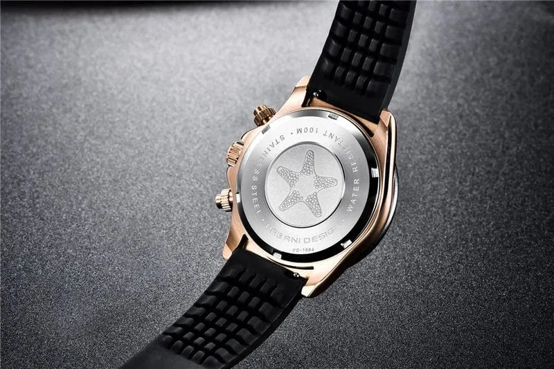 40mm Neue V2 PAGANI DESIGN herren Quarz Uhren Saphir Retro Chronograph Edelstahl Wasserdicht Uhr Männer Relogio Masculino