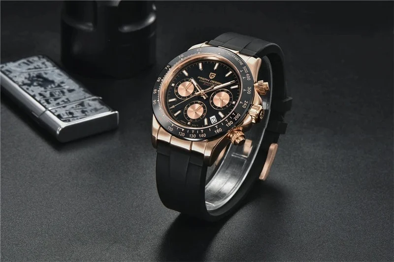 40mm Neue V2 PAGANI DESIGN herren Quarz Uhren Saphir Retro Chronograph Edelstahl Wasserdicht Uhr Männer Relogio Masculino