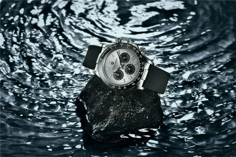 40mm Neue V2 PAGANI DESIGN herren Quarz Uhren Saphir Retro Chronograph Edelstahl Wasserdicht Uhr Männer Relogio Masculino