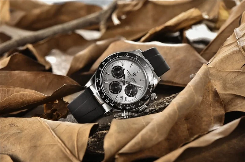40mm Neue V2 PAGANI DESIGN herren Quarz Uhren Saphir Retro Chronograph Edelstahl Wasserdicht Uhr Männer Relogio Masculino