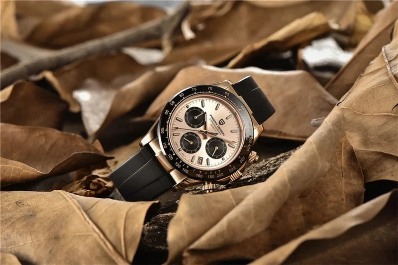 40mm Neue V2 PAGANI DESIGN herren Quarz Uhren Saphir Retro Chronograph Edelstahl Wasserdicht Uhr Männer Relogio Masculino