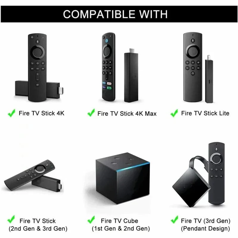 Ersatz-Sprachfernbedienung für Fire Stick TV 3. Generation Smart TV Stick 4K MAX Lite Fire Cube Smart Remote, funktioniert mit Alexa