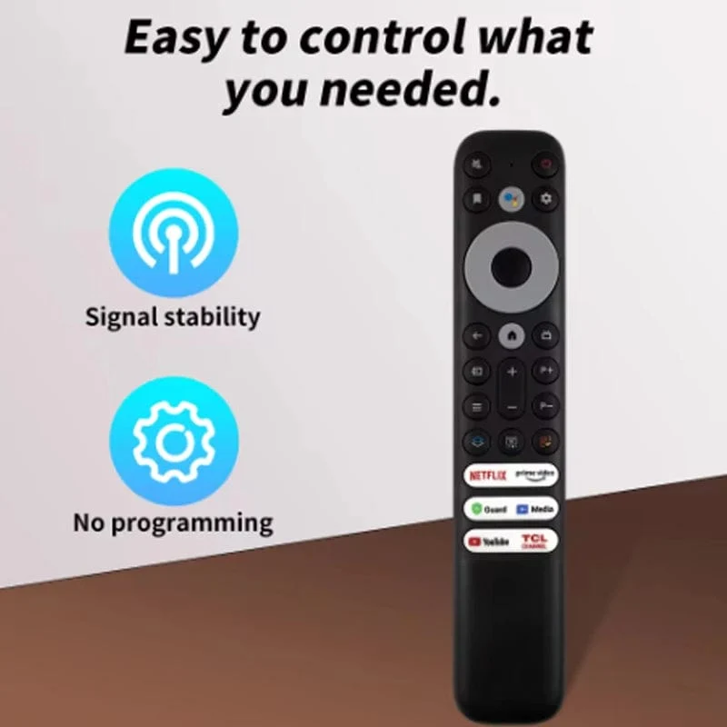 RC902V FMR4 Ersatzfernbedienung für TCL Mini-LED QLED 4K UHD Smart Android TV (keine Sprachfunktion)