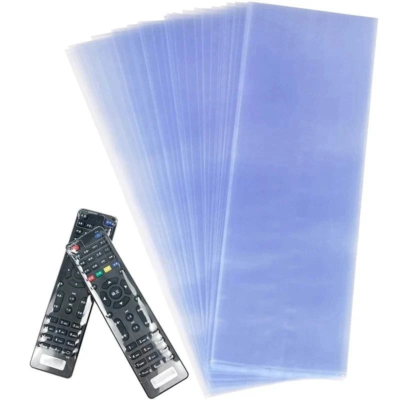 Transparente Schrumpffolie Tasche Anti-Staub-Schutzhülle für TV-Klimaanlage Fernbedienung Schrumpffolie