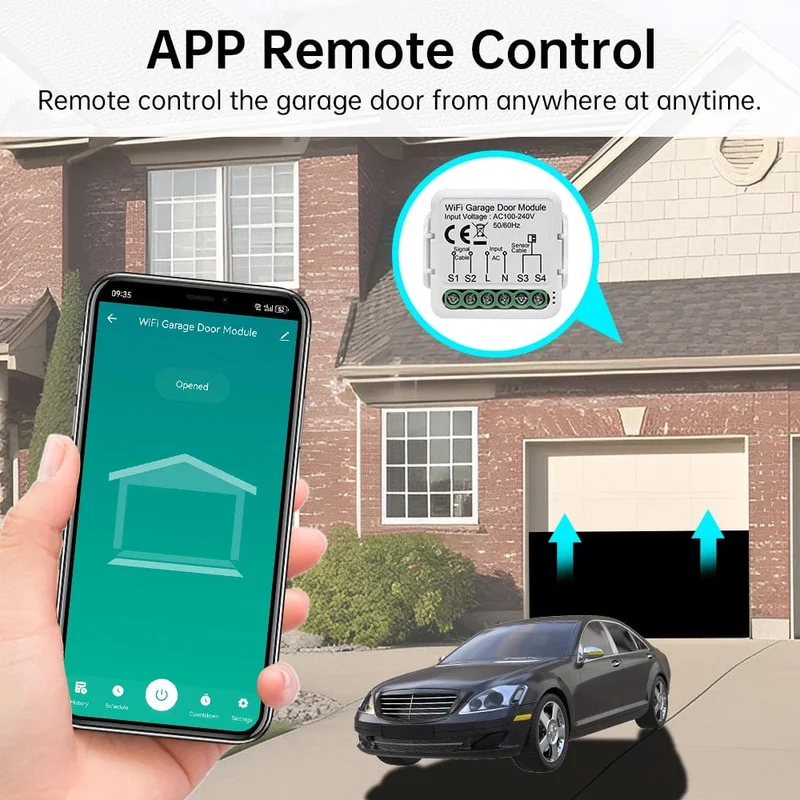 Tuya WiFi Garagentoröffner-Controller Smart Automatischer Garagentorschalter APP-Fernbedienung für Alexa Google Home Yandex Alice
