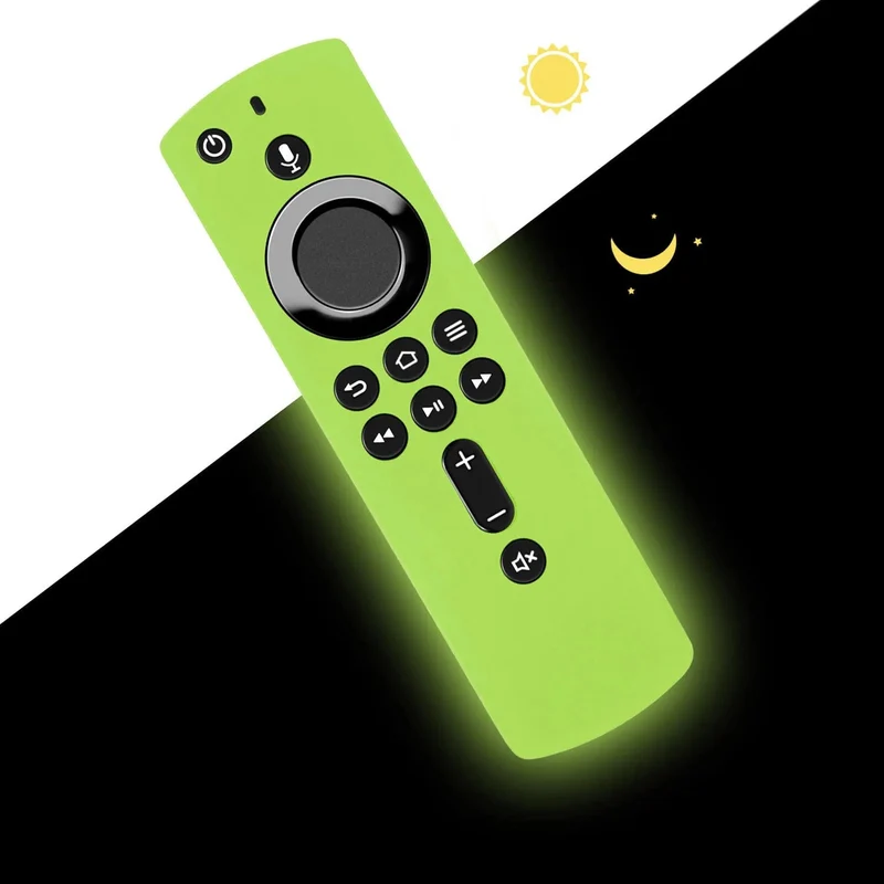 Schützende Silikonhülle passend für die Fernbedienungsabdeckung des Amazon Alexa Fire TV Sticks, stoßfeste, rutschfeste und langlebige Controller-Hülle