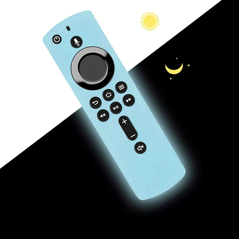 Schützende Silikonhülle passend für die Fernbedienungsabdeckung des Amazon Alexa Fire TV Sticks, stoßfeste, rutschfeste und langlebige Controller-Hülle