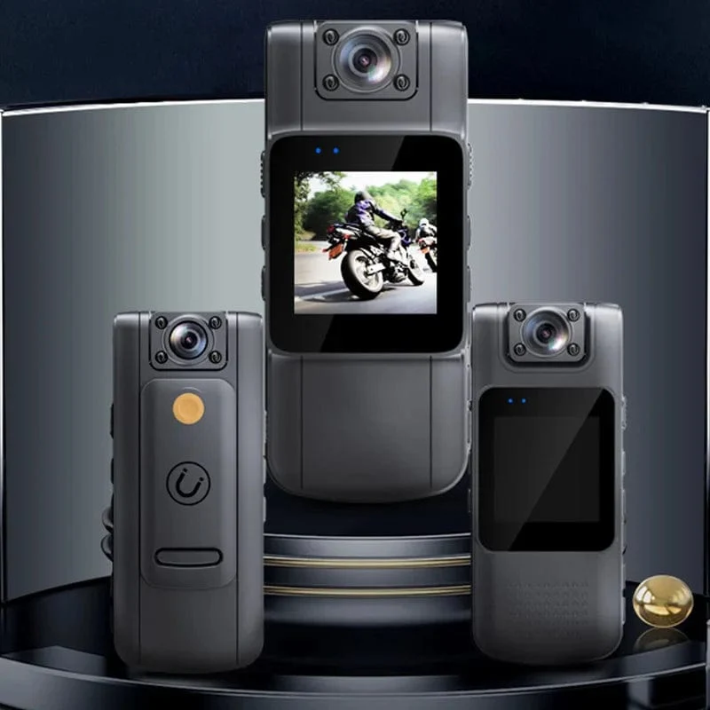 JOZUZE L11 1080P HD Minikamera Tragbarer digitaler Videorecorder BodyCam Infrarot-Nachtsicht-Polizeikamera Kleiner Fahrrad-Camcorder