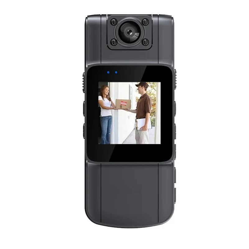 JOZUZE L11 1080P HD Minikamera Tragbarer digitaler Videorecorder BodyCam Infrarot-Nachtsicht-Polizeikamera Kleiner Fahrrad-Camcorder