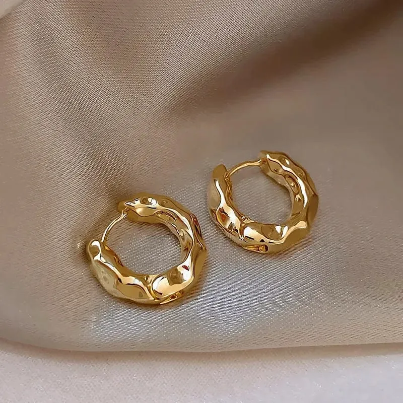 Neu Heißer Verkauf Trendy 925 Sterling Silber Kreis Ohrringe für Frauen Echt Silber Ohr Hoop