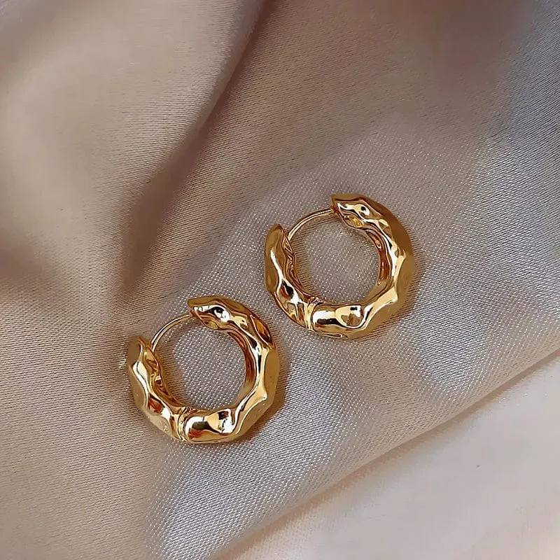 Neu Heißer Verkauf Trendy 925 Sterling Silber Kreis Ohrringe für Frauen Echt Silber Ohr Hoop