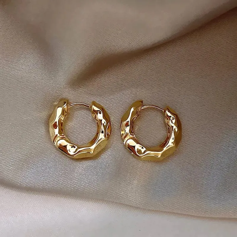 Neu Heißer Verkauf Trendy 925 Sterling Silber Kreis Ohrringe für Frauen Echt Silber Ohr Hoop