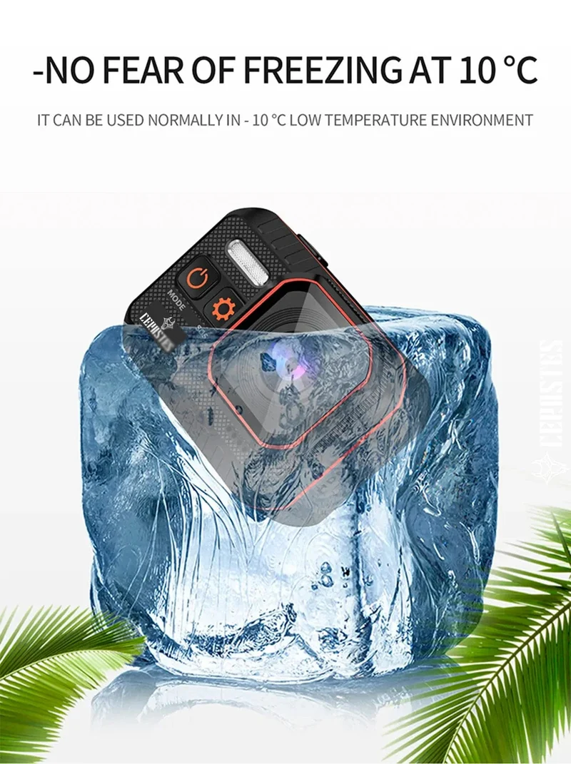 CERASTES Action Kamera 4K60FPS Mit Fernbedienung Bildschirm Wasserdichte Sport Kamera Drive Recorder Sport Kamera Helm Action Cam