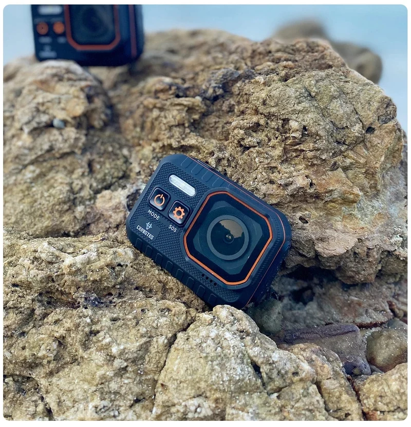 CERASTES Action Kamera 4K60FPS Mit Fernbedienung Bildschirm Wasserdichte Sport Kamera Drive Recorder Sport Kamera Helm Action Cam