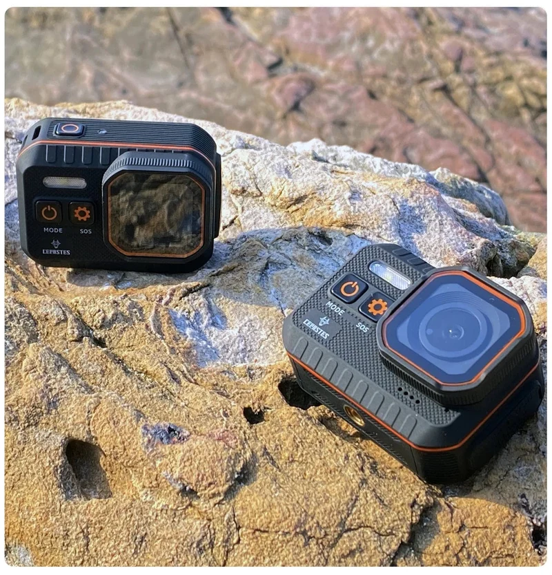 CERASTES Action Kamera 4K60FPS Mit Fernbedienung Bildschirm Wasserdichte Sport Kamera Drive Recorder Sport Kamera Helm Action Cam