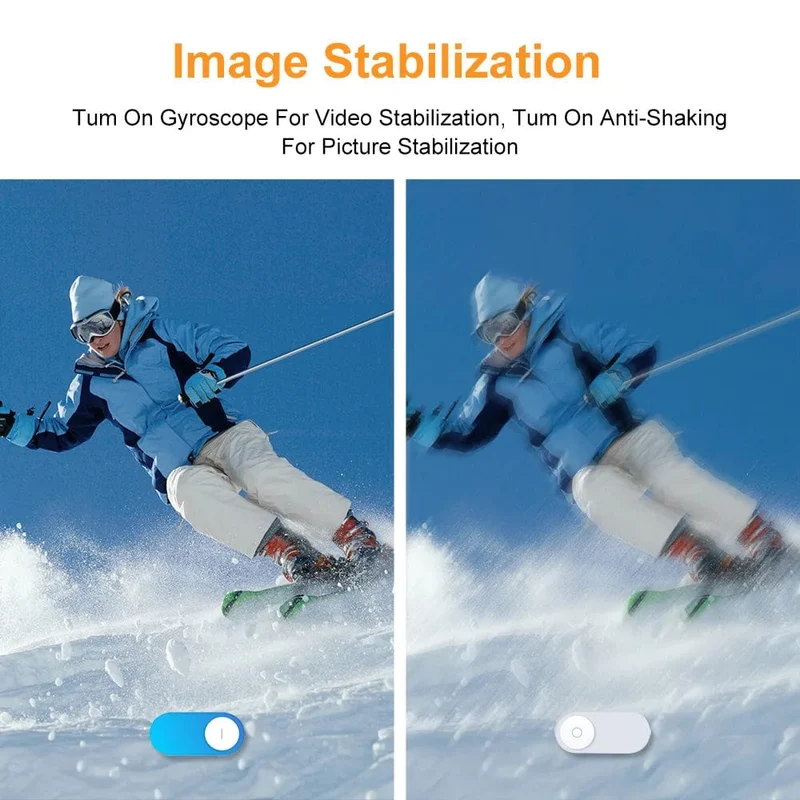 5K Action Kamera 4K60FPS Dual IPS Touch LCD WiFi 170 ° 30M Wasserdicht 5X Zoom Anti-Shake Sport Kamera mit Fernbedienung