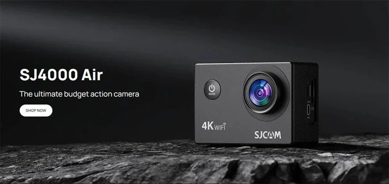 SJCAM SJ4000 Air Action Kamera mit 4K Video 30M Wasserdicht 2.4G WiFi Sport Kamera Action Cam Sport Kamera fahrrad motorräder