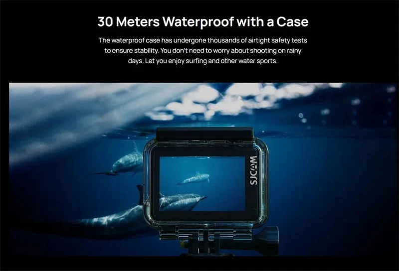 SJCAM SJ4000 Air Action Kamera mit 4K Video 30M Wasserdicht 2.4G WiFi Sport Kamera Action Cam Sport Kamera fahrrad motorräder