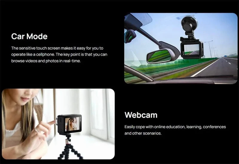 SJCAM SJ4000 Air Action Kamera mit 4K Video 30M Wasserdicht 2.4G WiFi Sport Kamera Action Cam Sport Kamera fahrrad motorräder