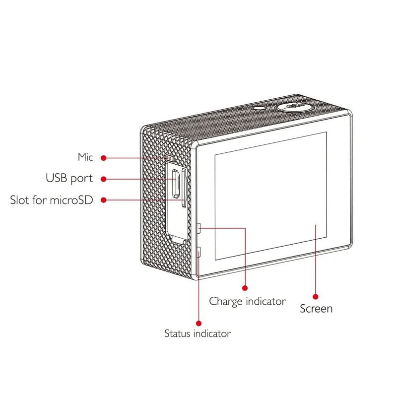 SJCAM SJ4000 Air Action Kamera mit 4K Video 30M Wasserdicht 2.4G WiFi Sport Kamera Action Cam Sport Kamera fahrrad motorräder