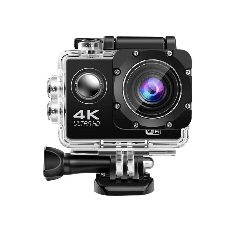 Action-Kamera Ultra HD 4K/30fps WiFi 2.0 Zoll 140D wasserdichte Unterwasser-Helm-Videoaufzeichnungskameras Fahrrad-Vlog-Kamera