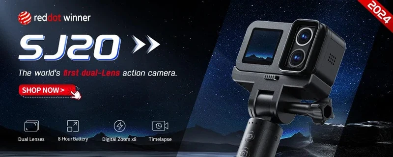 SJCAM C100 Plus Action Kamera 4K 30M Wasserdicht 2.4G WiFi Action Sport action cam EIS fahrrad helm motorräder