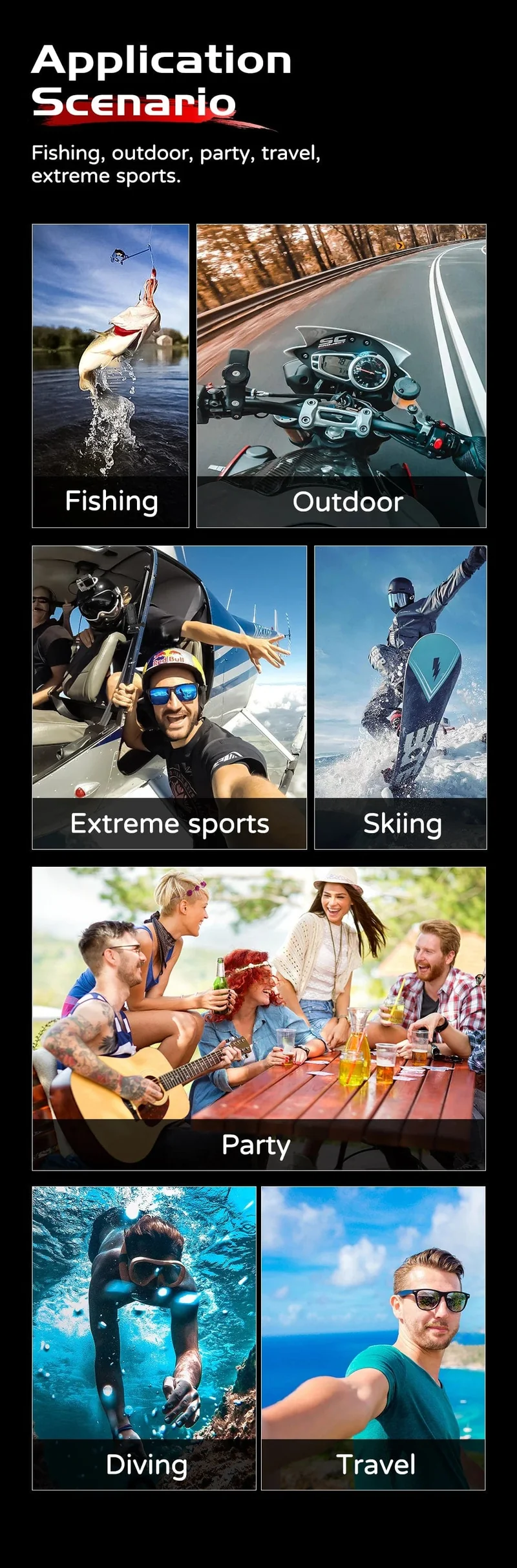 SJCAM C100 Plus Action Kamera 4K 30M Wasserdicht 2.4G WiFi Action Sport action cam EIS fahrrad helm motorräder