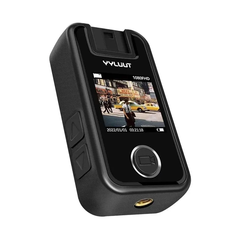Full HD 1080P Motorrad-Fahrradhelmkamera 150° Weitwinkel IP67 wasserdichte Actionkamera tragbarer Fahrrekorder Bodycam