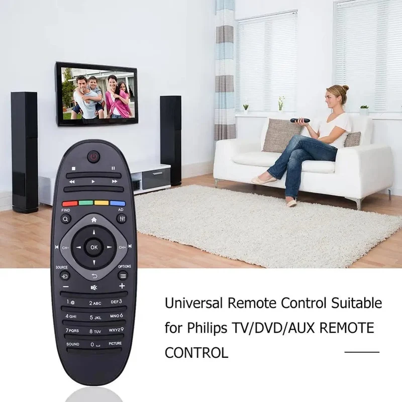 Universal-TV-Fernbedienung, Digital-TV/DVD/AUX-Fernbedienung, Ersatz-Controller, Ersatz-Home-Video-Zubehör für Philips DVD/AUX