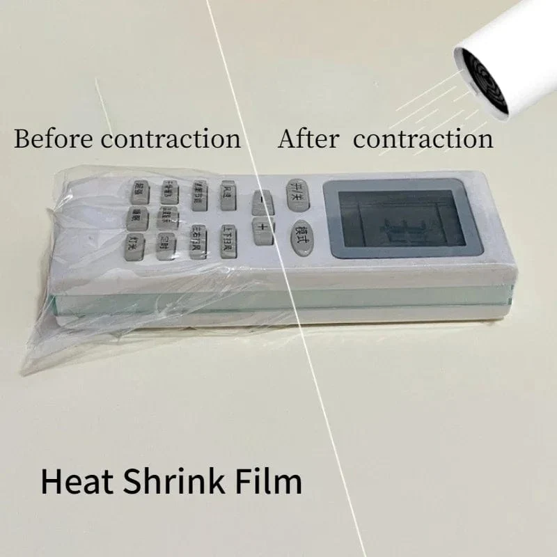 10 teile/paket Transparent Schrumpf Film TV/Klimaanlage Fernbedienung Abdeckung für Xiaomi für Samsung Universal Schutzhülle Tasche