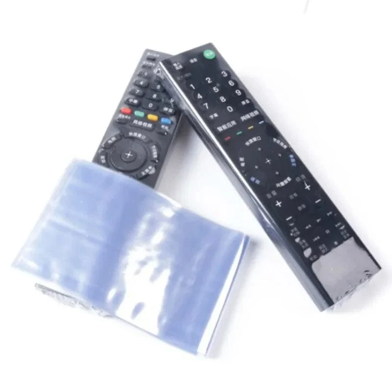 10 teile/paket Transparent Schrumpf Film TV/Klimaanlage Fernbedienung Abdeckung für Xiaomi für Samsung Universal Schutzhülle Tasche