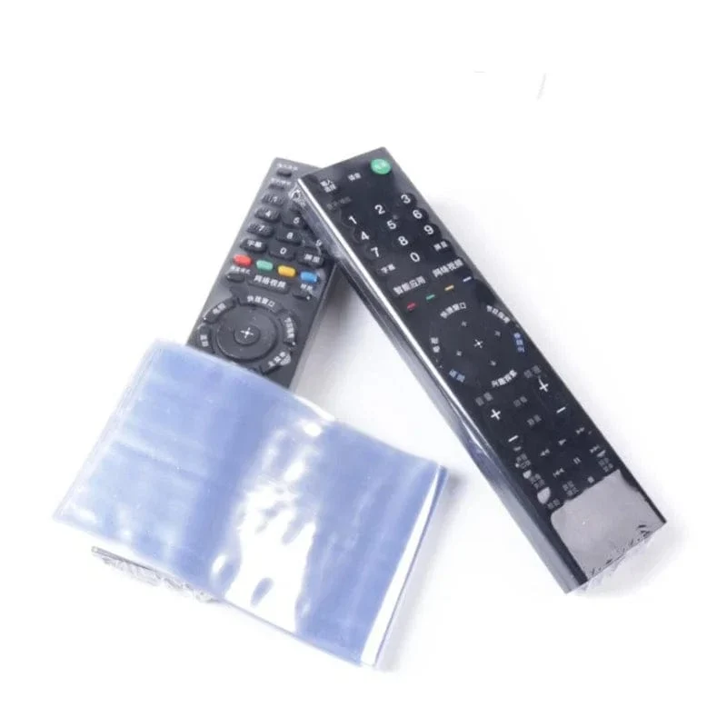10 teile/paket Transparent Schrumpf Film TV/Klimaanlage Fernbedienung Abdeckung für Xiaomi für Samsung Universal Schutzhülle Tasche