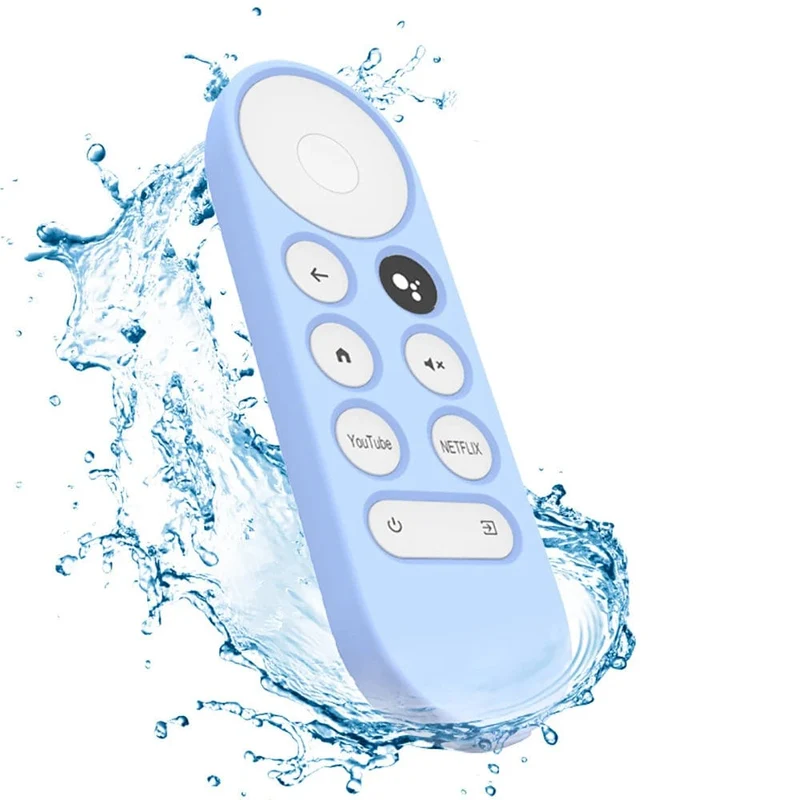 NEUESTE rutschfeste weiche Silikonhülle für die Chromecast-Fernbedienung, Schutzhülle für die Sprachfernbedienung von Google TV 2020