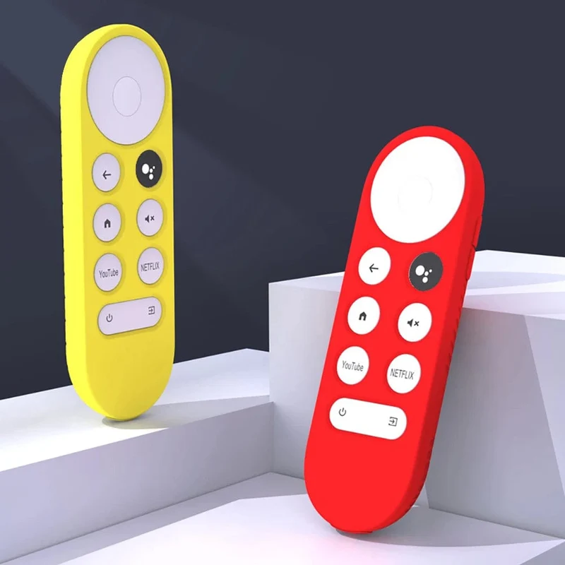 NEUESTE rutschfeste weiche Silikonhülle für die Chromecast-Fernbedienung, Schutzhülle für die Sprachfernbedienung von Google TV 2020