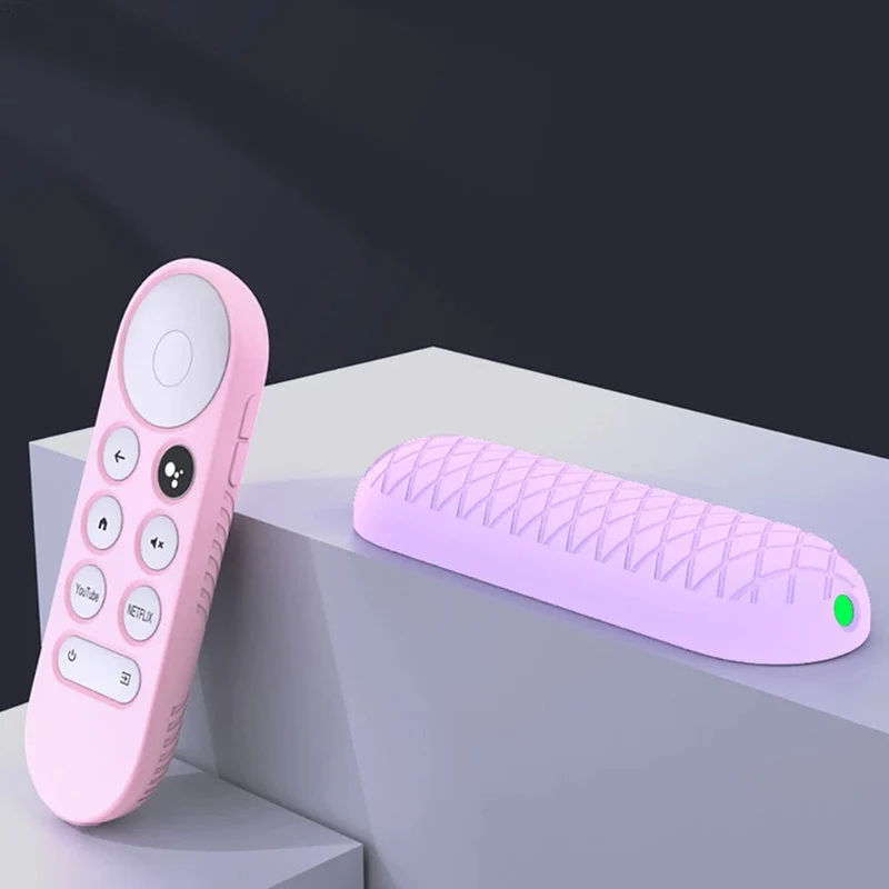 NEUESTE rutschfeste weiche Silikonhülle für die Chromecast-Fernbedienung, Schutzhülle für die Sprachfernbedienung von Google TV 2020