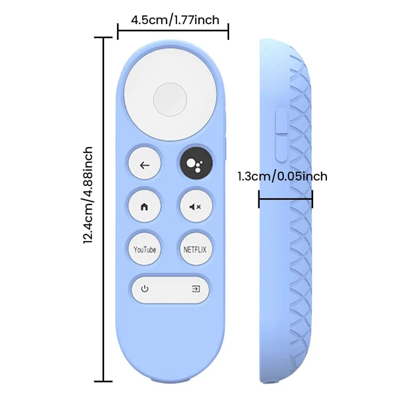 NEUESTE rutschfeste weiche Silikonhülle für die Chromecast-Fernbedienung, Schutzhülle für die Sprachfernbedienung von Google TV 2020