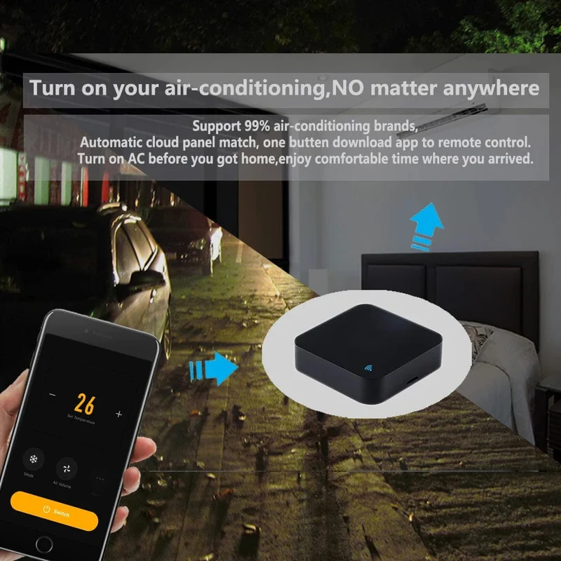 Tuya Smart IR Remote WiFi Universal-Fernbedienung für Klimaanlage TV Arbeit mit Alexa Google Home Assistent Yandex Alice