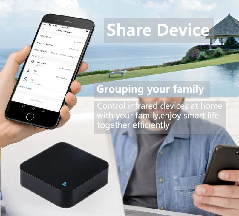 Tuya Smart IR Remote WiFi Universal-Fernbedienung für Klimaanlage TV Arbeit mit Alexa Google Home Assistent Yandex Alice