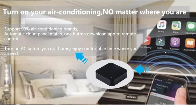Tuya Smart IR Remote WiFi Universal-Fernbedienung für Klimaanlage TV Arbeit mit Alexa Google Home Assistent Yandex Alice