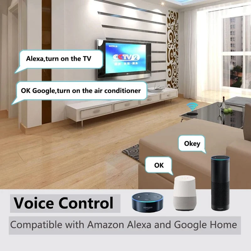 Tuya Smart IR Remote WiFi Universal-Fernbedienung für Klimaanlage TV Arbeit mit Alexa Google Home Assistent Yandex Alice