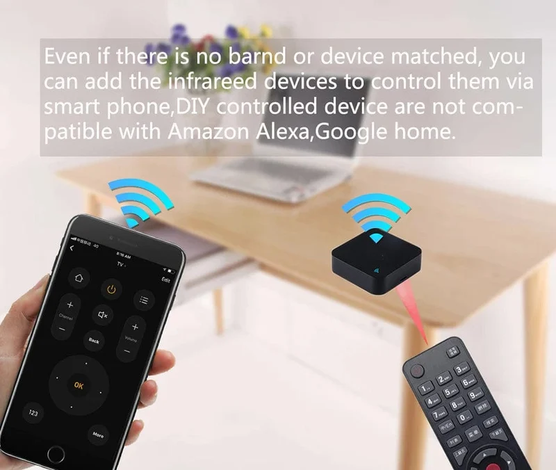 Tuya Smart IR Remote WiFi Universal-Fernbedienung für Klimaanlage TV Arbeit mit Alexa Google Home Assistent Yandex Alice