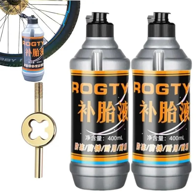 Reifendichtmittel, 400 ml, großes Fassungsvermögen, Reparaturset für Autoreifen, zerstörungsfreies, schnelles Reparaturset für platte Reifen für kleine und mittlere Räder
