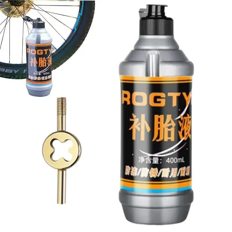 Reifendichtmittel, 400 ml, großes Fassungsvermögen, Reparaturset für Autoreifen, zerstörungsfreies, schnelles Reparaturset für platte Reifen für kleine und mittlere Räder