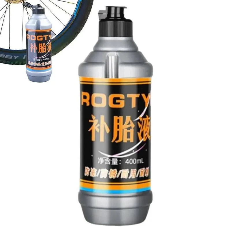 Reifendichtmittel, 400 ml, großes Fassungsvermögen, Reparaturset für Autoreifen, zerstörungsfreies, schnelles Reparaturset für platte Reifen für kleine und mittlere Räder