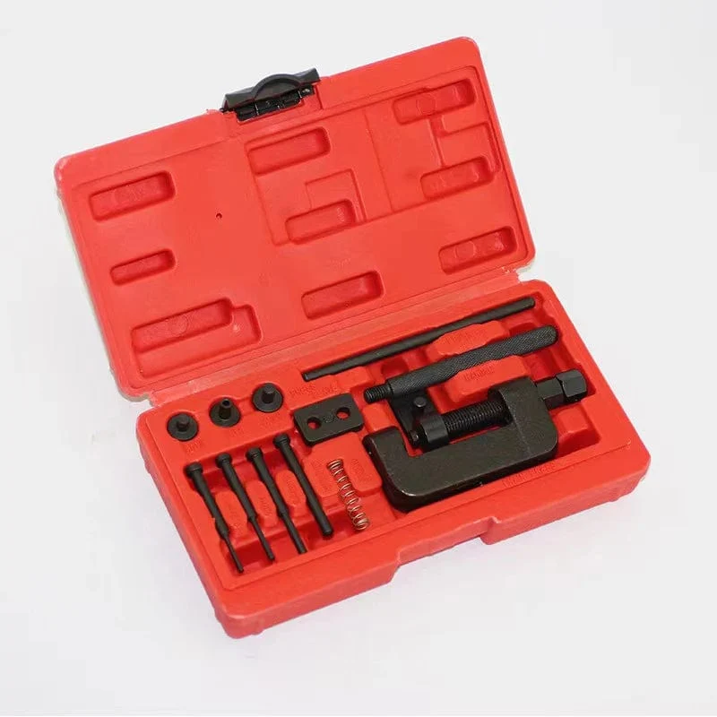 Motorrad-Fahrrad-Kettentrenner-Splitter-Nietwerkzeug-Reparatur-Werkzeug-Set startet Kettenstift-Pressgriff Motorrad-Kettennieter
