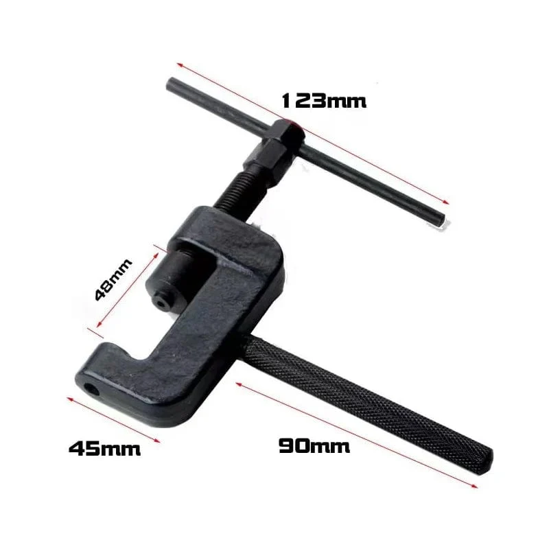 Motorrad-Fahrrad-Kettentrenner-Splitter-Nietwerkzeug-Reparatur-Werkzeug-Set startet Kettenstift-Pressgriff Motorrad-Kettennieter