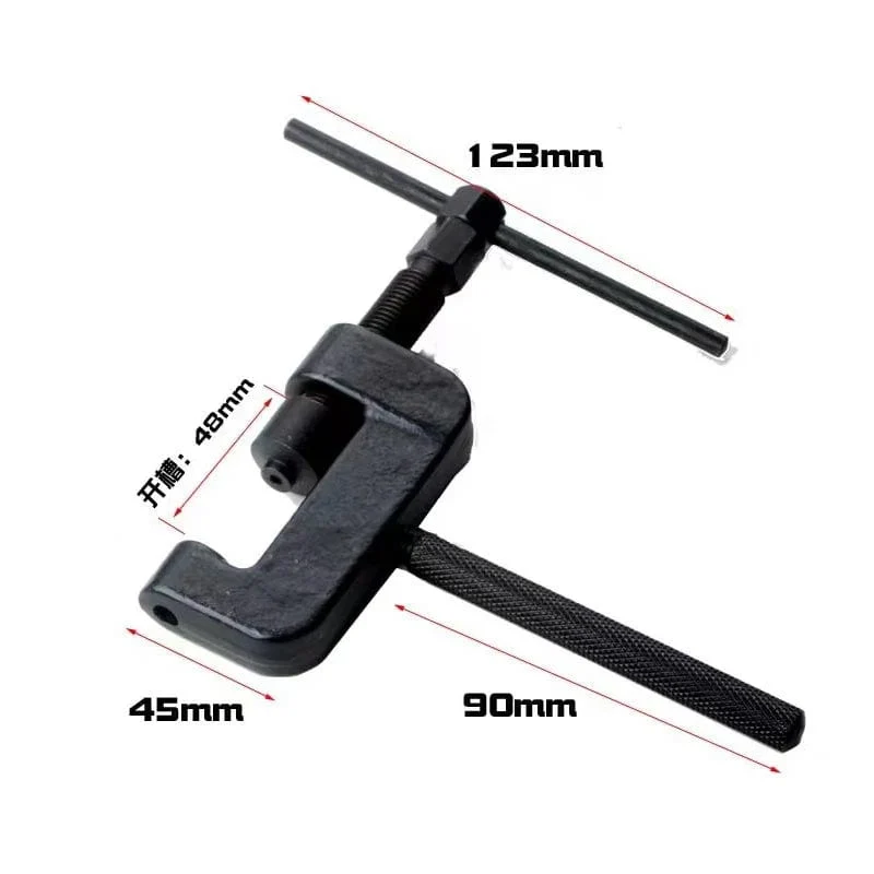 Motorrad-Fahrrad-Kettentrenner-Splitter-Nietwerkzeug-Reparatur-Werkzeug-Set startet Kettenstift-Pressgriff Motorrad-Kettennieter